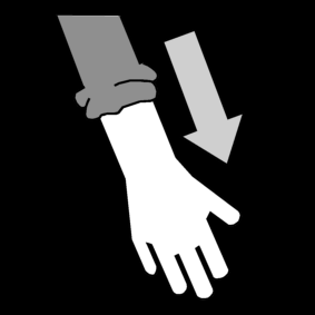 lower your sleeve